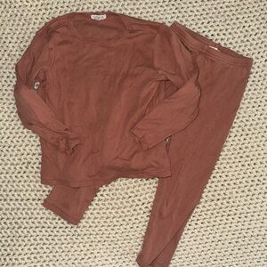 Siskin Pointelle Long Sleeve Top and Pants Set